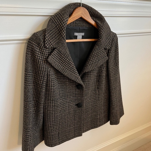 Ann Taylor Jackets & Blazers - VTG Ann Taylor 100% Virgin Wool Window Plaid Jacket